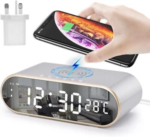 U-picks Alarm Clock with Qi wireless charging - Max 15W fast charging - Picture 1 of 8