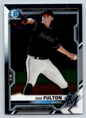 2021 Bowman Chrome Prospects #BCP32 Dax Fulton (ref 173272) - Image 1 of 2