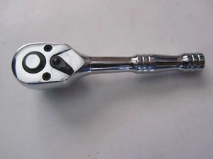 3/8” Drive Polished  Quick Release Stubby  Ratchet  - Picture 1 of 5