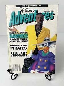 VINTAGE Disney Adventures Magazin Januar 1992 MC Hammer 🔨 TIME Darkwing Duck - Bild 1 von 3