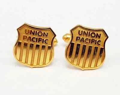 Gemelos CARTIER Retro Oro Amarillo 14k Union Pacific Retro Años 50 Foto 1 de 4