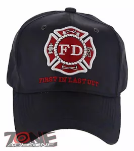 CAPPELLO BERRETTO BASEBALL FD VIGILI DEL FUOCO FIRST IN LAST OUT MIMETICO NAVY - Foto 1 di 4