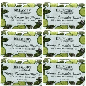 Dr Jacob's Naturals Castile Pure Bar Soap 5oz (6 PACK) Choose from 6 Scents - Picture 1 of 25