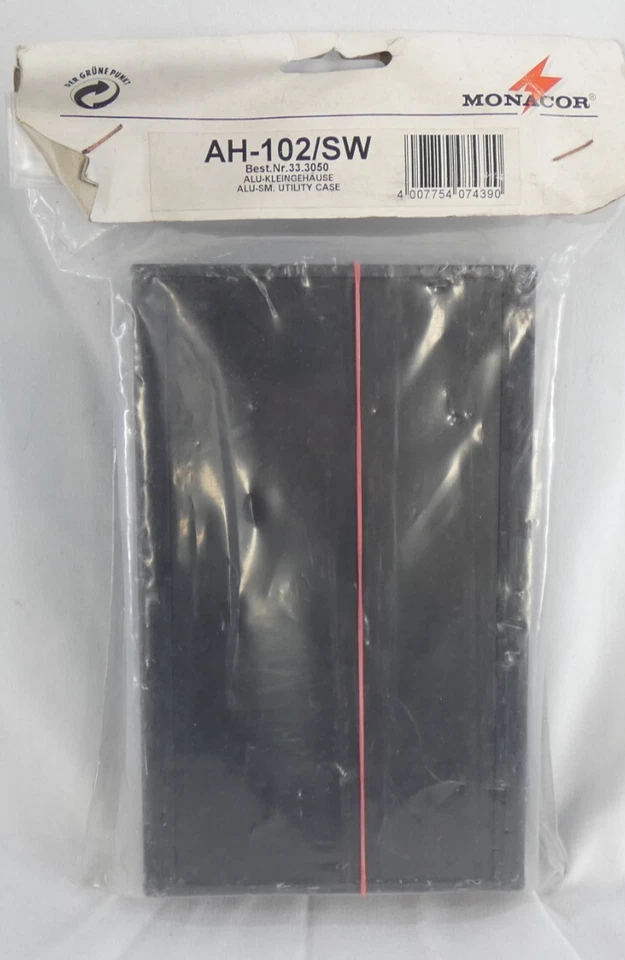 SATA HDD External Hard Drive Disk Enclosure Case UK AH-102/SW Monacor Aluminium - Image 1 of 4