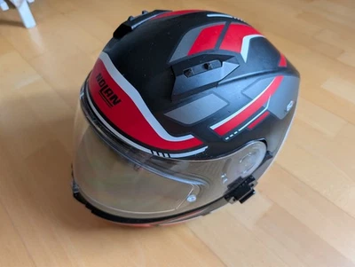 Nolan N60-6 Lancer Integralhelm Matt Schwarz Rot L Motorradhelm  - Bild 1 von 4