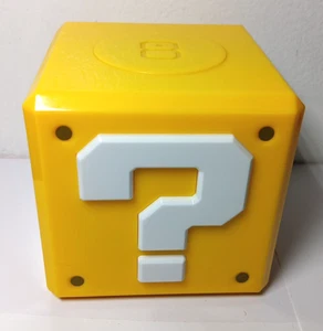 2018 Super Mario Bros Nintendo Magic 8 Ball Question Block by Mattel 4 Inch Cube - Picture 1 of 3