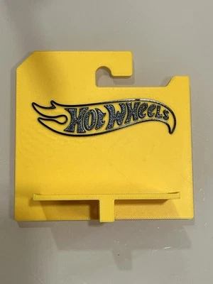 3D Printed Hot Wheels Single Car Stand Display - Yellow Card - Image 1 of 3