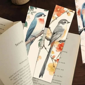 Colorful Birds Bookmark Set/5 pack Random Pick/Print on both sides/1.5" x 6" - Bild 1 von 6