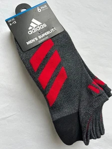 Calze Adidas Uomo Superlite No Show Confezione 6 Paia Aeroready Grigio Taglia 6-12 Nuove - Foto 1 di 3