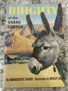 Brighty of the Grand Cacnyon by Marguerite Henry, Paperback 1963 - Imagen 1 de 3
