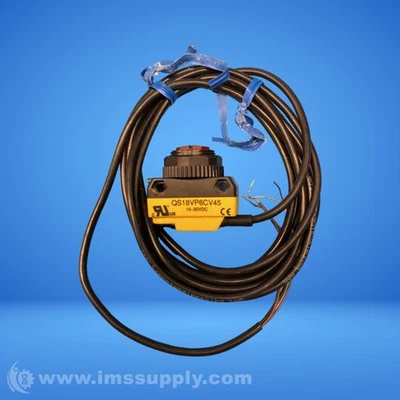 Banner Engineering Corp. QS18VP6CV45 Photoelectric Sensor FNIP - Image 1 of 4