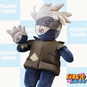 Naruto Kakashi Hatake Plush 12" with Mini 4" Doll Anime Sensei Collectible Toy - Picture 1 of 11