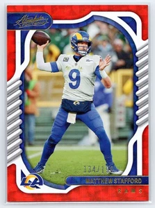 2022 Panini Absolute Matthew Stafford Orange Mosaic /199 #34 LA Rams - Picture 1 of 2