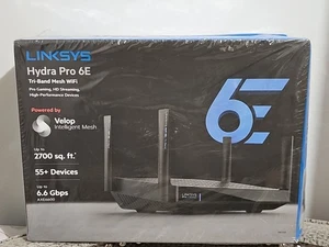 Linksys Hydra Pro 6E Tri-Band Mesh WLAN Router MR7500 6,6 Gbit/s 2700 Quadratfuß - Bild 1 von 4