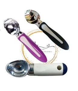 Tupperware New Set 3 Refrigerator Magnet Magnets Mini Ice Cream Scoop MINIATURE - Picture 1 of 4