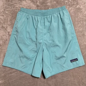 Patagonia Shorts Mens Medium Blue Baggies Swim Hiking Outdoor Gym 7" Inseam - Picture 1 of 6