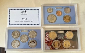 2010 Clad Proof Presidential Quarters Set US Mint SF Original Box 14 Coins COA - Picture 1 of 10