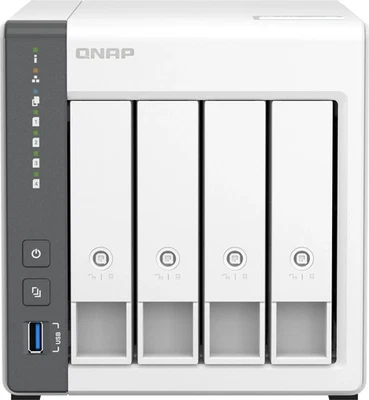 QNAP TS-433 NAS 4-Bay ARM A55 2GHz SATA 6Gb/s Used - Image 1 of 4