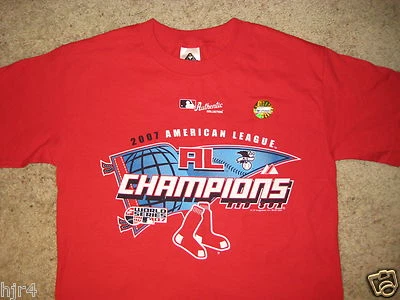 Boston Red Sox 2007 AL Champions World Series T-Shirt Youth M 10-12  Medium NEW - Image 1 of 4