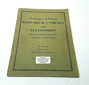 Techniques of Playing Bass Drum, Cymbals and Accessories by Al Payson  - Bild 1 von 12