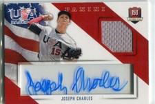 2015 USA Baseball 15U National Team Joseph Joe Charles Auto Jersey 88/99