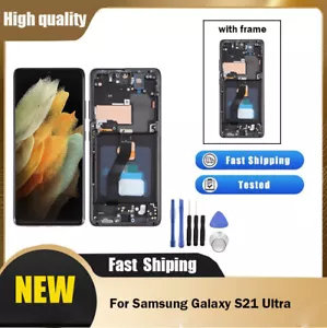 Assemblaggio digitalizzatore display LCD per Samsung Galaxy S21 parti ultra touch screen - Foto 1 di 18