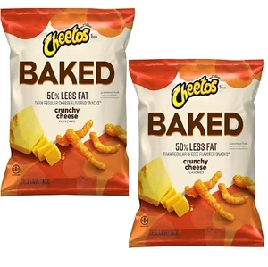 Oven Baked Cheetos Cheese Snacks, Crunchy, 7.65 oz ea (2 Bags) - Picture 1 of 5