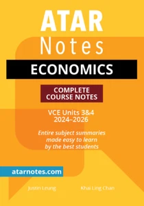 ATAR Notes VCE Economics Units 3&4 Notes (2024-2026) - Picture 1 of 10