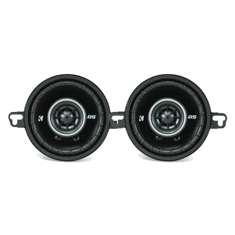 KICKER 43DSC3504 3.5 inch 30W  4 Ohm Coaxial Car Speakers - 2 Pieces