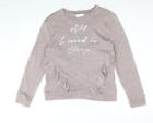 Matalan Womens Pink Boat Neck Polyester Pullover Jumper Size S - All I Need