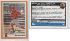 2010 Bowman Chrome Prospects Orange Refractor /25 Michael Wing #BCP86