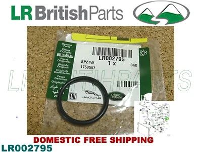 TUBO BOMBA DE AGUA ORIGINAL LAND ROVER JUNTA TÓRICA LR2 3,2 L LR002795 Foto 1 de 4