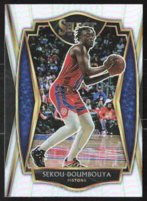 2020-21 Panini Select #107 Sekou Doumbouya Silver Prizms - Image 1 of 2