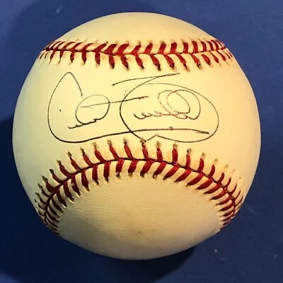 Cecil Fielder Detroit Tigers NY Yankees Autographed Hand Signed OAL Baseball  - Image 1 of 4