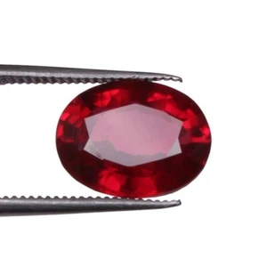 Blood Red Ruby 4.80 Ct. Oval Cut Mozambique Precious RARE Loose Gemstone - Picture 1 of 7