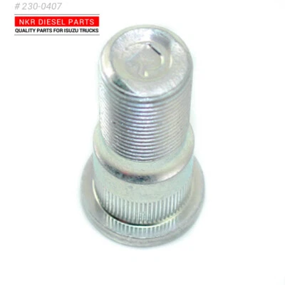 Perno de rueda delantero izquierdo lado del conductor para Isuzu NPR NPR-HD NQR NR 93-16 nuevo fabricante original Foto 1 de 3