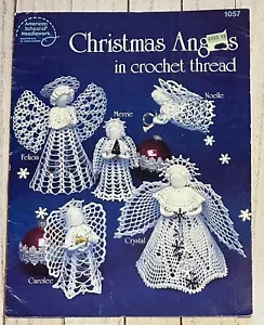 Ángeles de Navidad en hilo de ganchillo Escuela Americana de Agujas 1057 Rita Weiss - Imagen 1 de 3