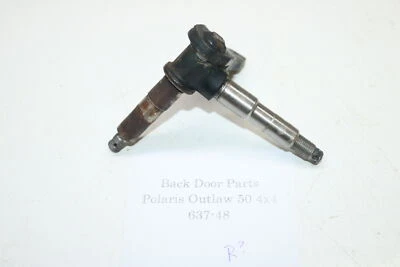 Polaris Outlaw 50 2008 rojo nudillo de dirección delantero izquierdo Foto 1 de 4