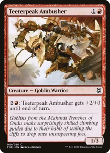 x4 Teeterpeak Ambusher ZNR MTG Zendikar Rising 169/280 COMMON M/NM 4x - Picture 1 of 1