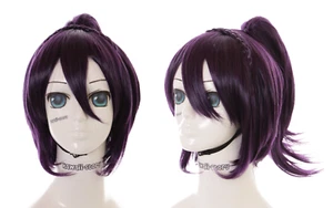 PL-409 Nozomi Tojo Love Live dunkel lila Zopf Cosplay Perücke Wig Anime Lolita - Bild 1 von 7