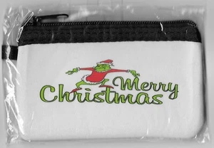 Bolso de Maquillaje Bolso Cambio Casero Feliz Navidad Grinch Doble Cara - Imagen 1 de 2