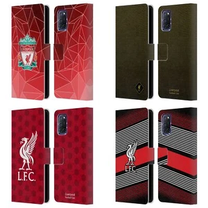 LIVERPOOL FC LFC WAPPEN UND LIVERBIRD 2 BRIEFTASCHE HÜLLE HUELLE FÜR OPPO HANDYS - Bild 1 von 10