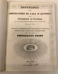 1838 Imperatori Austria/Italia stampe Duomo Milano Ferdinando I°Carolina+ tavola - Picture 1 of 24