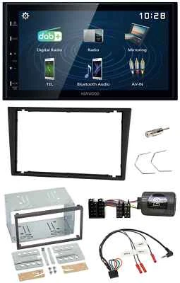 Kenwood 2DIN Bluetooth Lenkrad USB DAB Autoradio für Opel Corsa C Vectra C charc - Bild 1 von 4