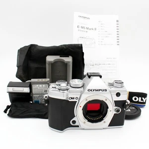 OLYMPUS OM-D E-M5 Mark III Body Silver [Top Mint Shutter Count: 593] - Picture 1 of 6