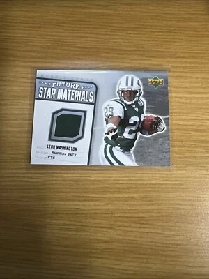 Leon Washington 2006 Rookie Debut Rookie Jersey Card #FSM-LW - Image 1 of 2