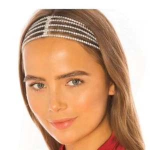 Beautiful Rhinestone Elastic Headband - Foto 1 di 3