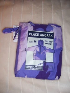 NEW Girls Children's Place Jacket, Raincoat Foldable Anorak Size Medium 7/8 - Picture 1 of 2