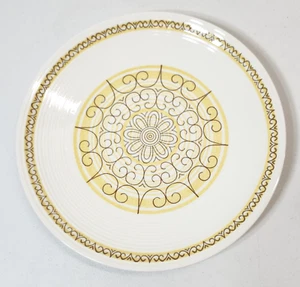 Max Schonfeld Ironstone Sierra Dinner Plate 10" Yellow Retro Vintage Design - Picture 1 of 6