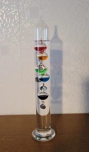 Galileo Thermometer 29 cm hoch 5 cm Durchmesser - Bild 1 von 4